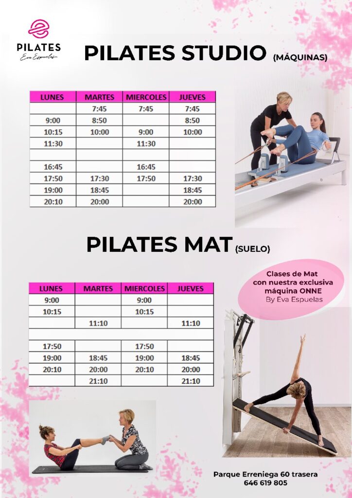 Horario Pilates 26-27